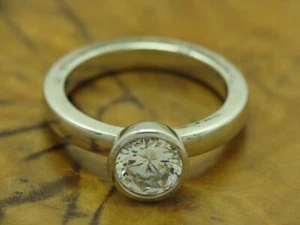 925 Sterling Silber Ring mit Zirkonia Besatz / Echtsilber / 5,7g / RG 57 - Bild 1 von 3