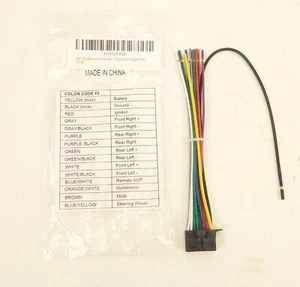 New WIRE HARNESS FOR JVC KW-V350BT KWV350BT KW-V250BT -- Free Fast Shipping - Picture 1 of 3