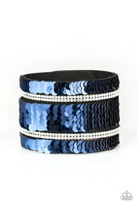 Pulsera Urbana Azul Accesorios Joyería 'Servicio de Sirena' Paparazzi - Imagen 1 de 4