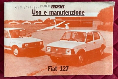 FIAT 127 Libretto Uso e Manutenzione 1982 - Immagine 1 di 3