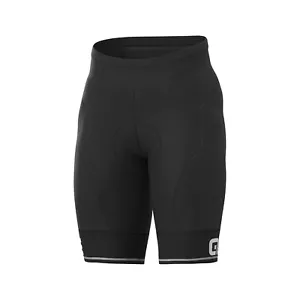Ale Cycling Shorts Corsa Solid |Mens-Black/White|Authentic NEW - Picture 1 of 8