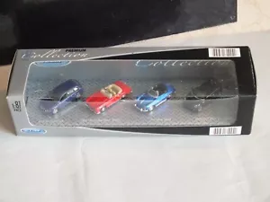 Welly cofanetto 4 auto mint/box scala H0 1/87 - Foto 1 di 3