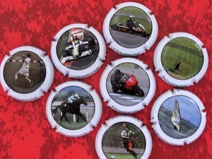 Série de 8 capsules de Champagne les sports C45 - Afbeelding 1 van 3