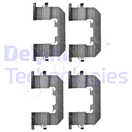 Kit de accesorios de pastillas de freno de disco DELPHI para Nissan Almera Classic 06- Foto 1 de 1
