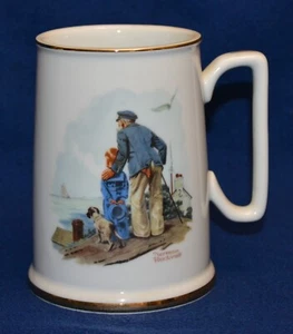 Vintage 1984 Norman Rockwell Museum Seafarer’s Tankard Collection Looking Out To See - Bild 1 von 3