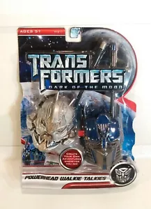 Transformers Powerhead Walkie Talkiee Dark of the Moon OPTIMUS PRIME &STARSCREAM - Picture 1 of 2