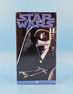 VINTAGE STAR WARS VHS TRILOGY 1995 TXH (BRAND NEW SEALED!) MINT! 🔥 - Picture 1 of 3