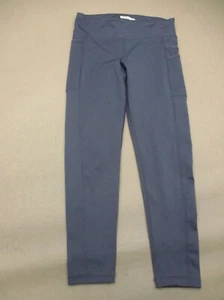 Columbia Size S (7/8) Girls Gray High Rise Stretch Pull On Athletic Leggings 404 - Picture 1 of 9
