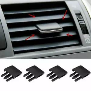 4X Car Air Conditioning Vent Center Dash A/C Outlet Louvre Blade Slice Leaf Clip - Picture 1 of 12