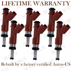 OEM DENSO 6 FUEL INJECTORS FOR TOYOTA LEXUS 3.5L V6 (23250-0P040) - Picture 1 of 1