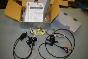 Shimano Deore XT ST- M775 Shifter Brake Lever / caliper Set 3x9 sp Hydraulic NOS - Picture 1 of 11