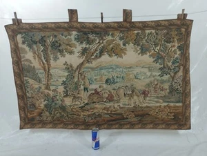 Tapiz colgante de pared vintage francés escena maternidad decoración del hogar 124x76 cm - Imagen 1 de 15