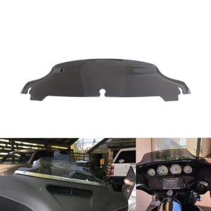 Black 4.5" Wave Windshield Windscreen For Harley Touring Street Glide 2014–2021 - Picture 1 of 24