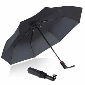 REYLEO Windproof Travel Umbrella, Instant Dry, Auto Open/Close Button, Folding U - Picture 1 of 6
