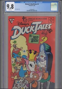 Disney's Duck Tales #4 CGC 9.8 1989 Cómic Gladstone "The Crown Jewels Affair" - Imagen 1 de 4
