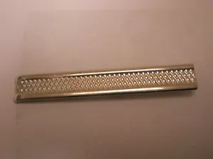 1-7/8" Embossed Diamond Pattern Silver Tone Vintage Tie Bar Clip simple quality - Picture 1 of 5