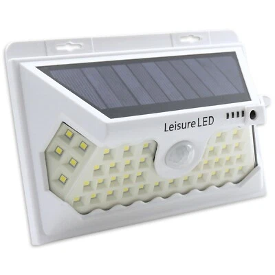 RV LED Solar Porch Light camper RV trailer 46 LED exterior white - Image 1 of 4