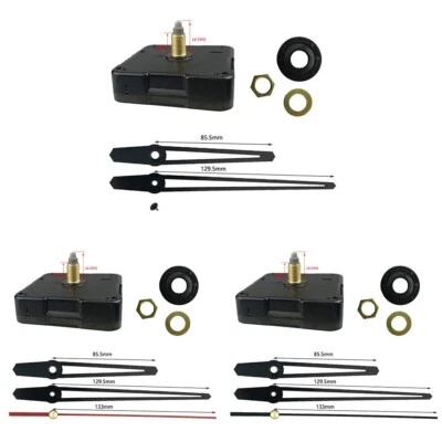 DIY Clock Movement Quartz Mechanism Wall Replacement Repair Tool Parts Hands Kit - Image 1 of 4