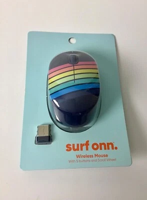 SURF ONN WIRELESS MOUSE WITH 5 BUTTONS AND SCROLL WHEEL BATTERY INCLUDED - Image 1 of 2
