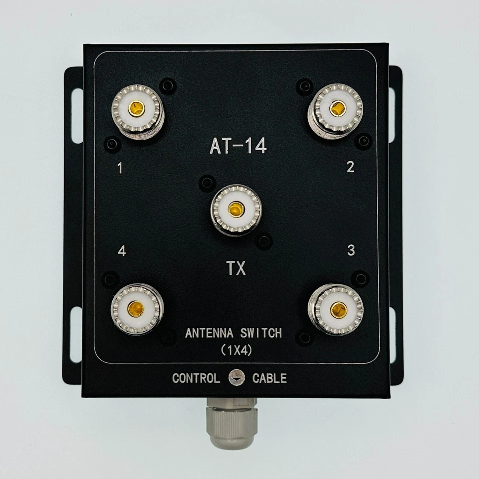 AT-14 4-Way Coax Remote Antenna Switch KIT SO-239 1.8MHz-60MHz 500W PEP - Image 1 of 4