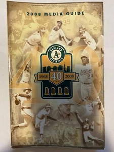 Oakland Athletics 2008 guía de medios libro de información de libros de información MLB BÉISBOL ¡raro antiguo! - Imagen 1 de 1