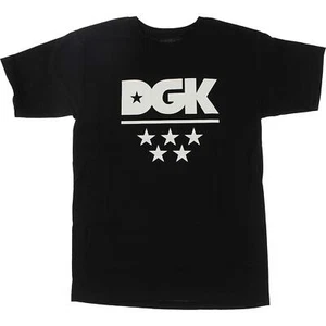 DGK All Star T-Shirt - Size: Small Black/White - Picture 1 of 1