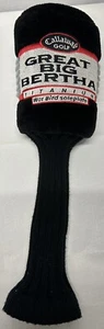 CALLAWAY GOLF CLUB HEAD COVER SOCK GREAT BIG BERTHA Sole Plate #1 WAR BIRD - Picture 1 of 4
