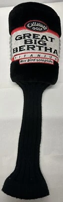 CALLAWAY GOLF CLUB HEAD COVER SOCK GREAT BIG BERTHA Sole Plate #1 WAR BIRD   - Image 1 of 4