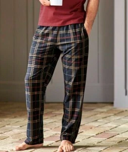 New Men's Boys Designer Woven Pyjamas Bottoms Lounge Wear Pants Night Trousers  - Picture 1 of 12