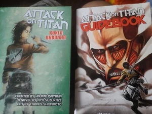 2x Attack On Titan Books - Kuklo Unbound + Guidebook - Picture 1 of 9