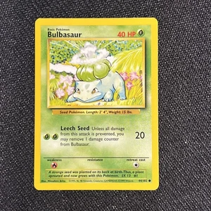Pokémon TCG - Bulbasaur - 44/102 - Common Unlimited - Base Set [Lightly Played] - Picture 1 of 2