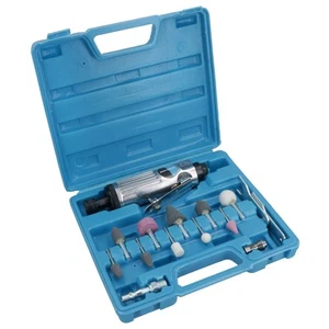 Kit de accesorios/amoladora de aire recto de 15 piezas 1/4" TE352 - Imagen 1 de 6
