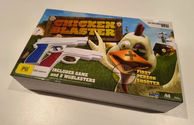 Chicken Blaster Boxed 2 WiiBlasters - NEAR MINT BOX - Wii PAL - NO GAME - Image 1 of 4