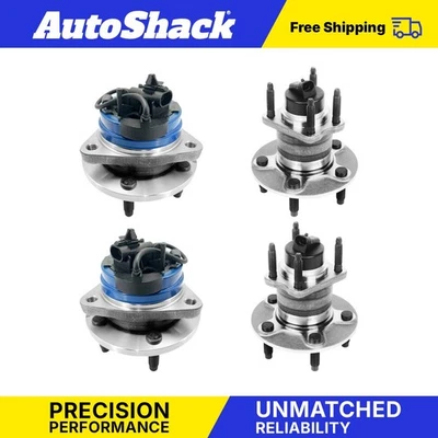 Front Rear Wheel Hub Bearing Assemblies for 2008 Chevrolet Cobalt Foto 1 de 4