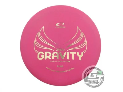 USED Latitude 64 Zero Gravity Pure 130g Pink Gold Foil Putter Golf Disc - Image 1 of 2