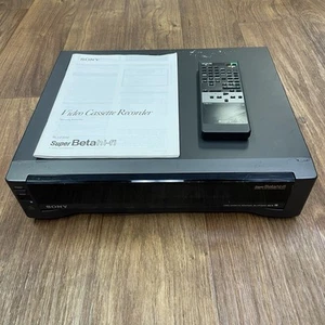 Sony Betamax Model SL-HF2000 Video Cassette Recorder w/Remote Manual *FOR PARTS* - Picture 1 of 20