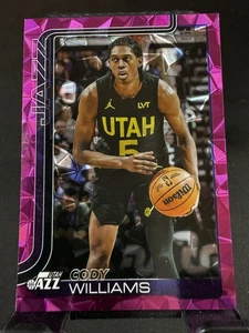 2025-26 Topps #130 Cody Williams Diamante Pink - Bild 1 von 2