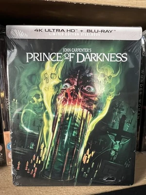 PRINCE OF DARKNESS SHOUT EXCLUSIVE 4K ULTRA HD BLU-RAY STEELBOOK  *NEW & SEALED* - Image 1 of 3