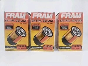 (3-Pack LOT) Fram PH3980 Extra-Guard Oil Filter Extended Change 51036 V4011 New - Picture 1 of 10