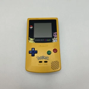 Consola Gameboy Color Pokemon Edición Especial Pikachu Sistema Nintendo SIN SONIDO - Imagen 1 de 7