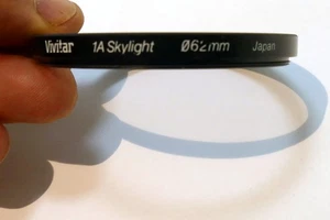 Vivitar 1A Skylight 62mm Lens Filter  made in Japan - Picture 1 of 7