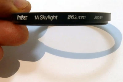 Vivitar 1A Skylight 62mm Lens Filter  made in Japan - Image 1 of 4