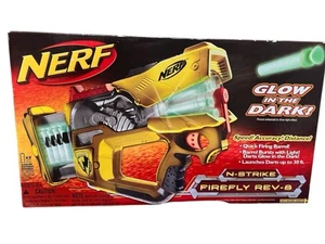 NERF N-Strike Firefly REV-8 NEW NIB Glow in the Dark! - Picture 1 of 6