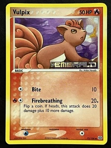 Pokemon Vulpix Reverse Holo - EX Smaragd - 72/106 LP - Bild 1 von 2