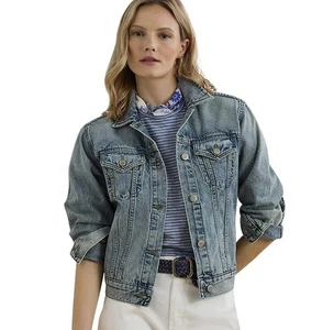 Polo Ralph Lauren Denim Trucker Jacket NWT size XS All Season Jean Jacket - Picture 1 of 11