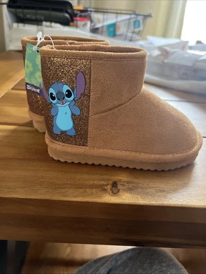 Botas Disney Stitch Ligeras Imitación Gamuza Brillo Talla 7 Foto 1 de 4