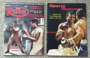 2 Vintage Boxing Magazine The Ring 1961 Sugar Ray Sports Illustrated 1965 - Picture 1 of 9