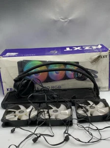 Refroidisseur liquide CPU AAIO 360 NZXT Kraken Elite RGB 360 - RL-KR36E-B1 - 360mm - Photo 1/9