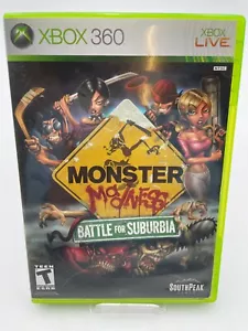 Xbox 360:Monster Madness: Battle for Suburbia(2007) COMPLETE CIB - Picture 1 of 4