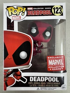 Deadpool 123 ~ Marvel ~ Funko Pop Vinyl ~ Exclusive Collector Corps + PROTECTOR - Picture 1 of 6